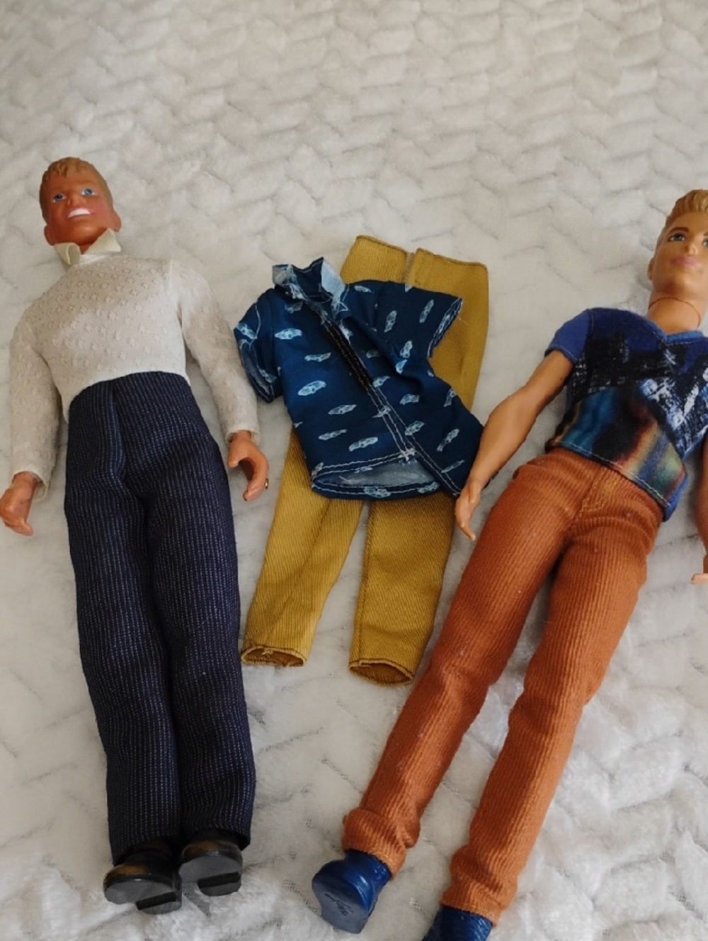 Vintage Mattel Ken Dolls with Extra Outfit